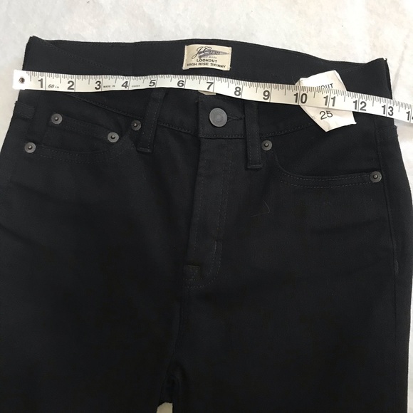 J. Crew Lookout High Rise Black Skinny Jeans - Picture 10 of 11